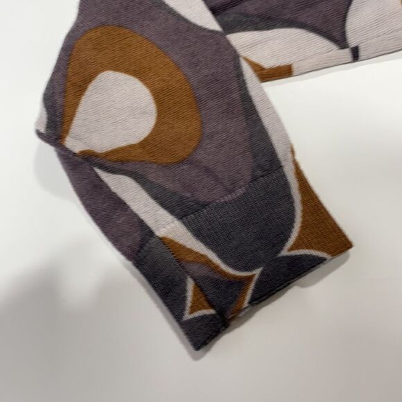 Boden Modern Print Lightweight Wool Crewneck Sweater Size 4 - Picture 3 of 8